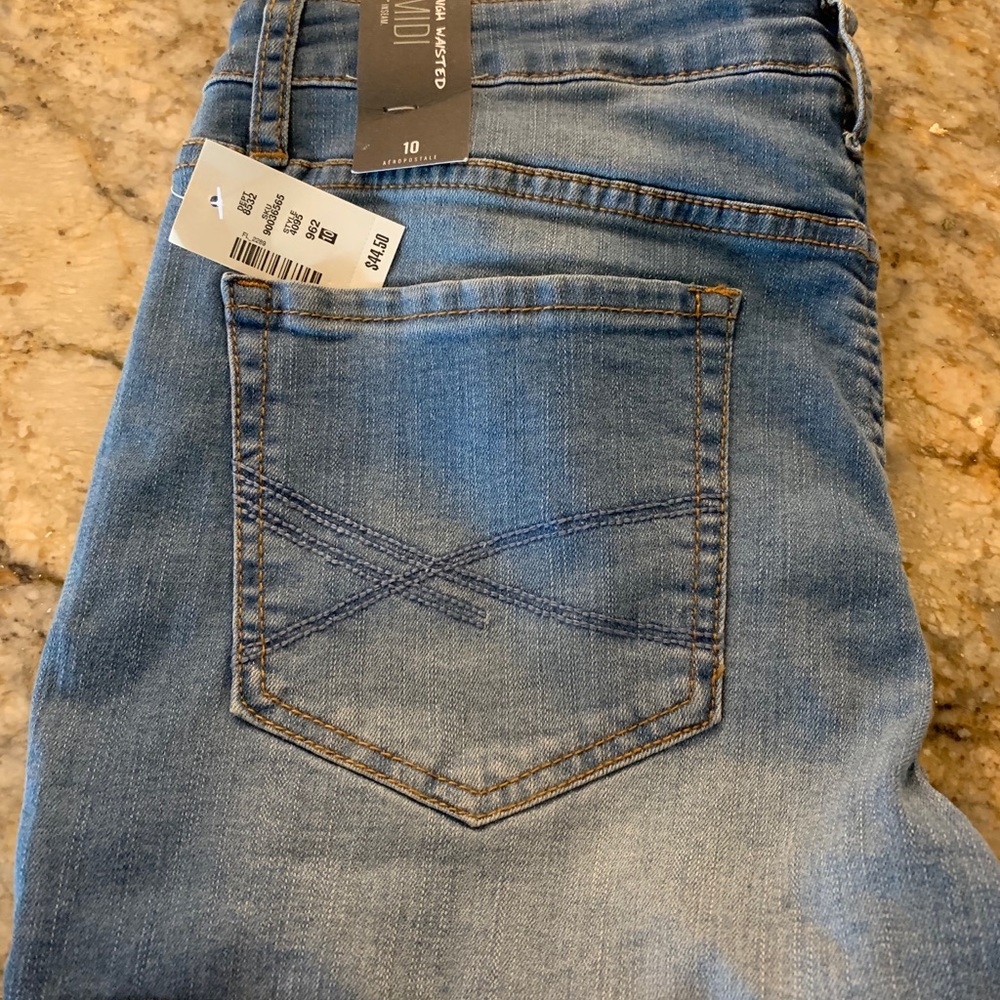 Aeropostale women’s jean shirts size 10 with tags